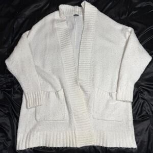 Aerie creme oversized cardigan